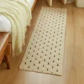 Franse crèmekleurige bedloper, verdikte polypropyleen geweven antislip mat voor in de slaapkamer. - 45x70cm / Inktpatroon (Mo Ran)