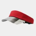 Casquette de sport rouge vide à bord réfléchissant laser protection solaire - Rouge