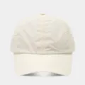 Close-up detail view of lightweight quick-dry baseball cap in solid beige fabric. - Adult (56-58)cm / Beige