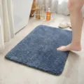 alfombra de baño absorbente azul estilo nórdico antideslizante secado rápido gruesa - 50x80cm / Bicheng
