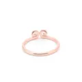 Rose gold titanium steel tight crown open ring for women, creative fashion jewelry gift. - Size 6 / Rose Gold