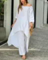 3XL / Τοπ και Παντελόνι / Λευκό