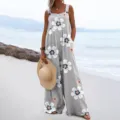 Gris Grandes Fleurs