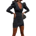 S / Dresses / Μαύρο και Γκρι