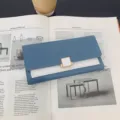 Γυναικείο μακρύ πορτοφόλι τρίπτυχο τσάντα συμπλέκτη με μεταλλική αγκράφα κομψό - Μπλε