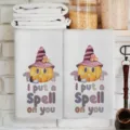 Halloween pompoen microfiber sneldrogende vaatdoek, keuken decoratie hangende doek. - 40*60cm / Stijl 16 (MJBT187-16)