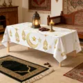 Arabian style decorative waterproof oilproof tablecloth for living room and dining room. - Brushed Style / 40x60cm / ZB905-11