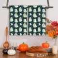 Halloween spook microvezel keukendoek vaatdoek, sneldrogende schoonmaakdoek voor huisdecoratie. - 40*60cm / Stijl 14 (MJBT187-14)