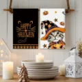 Halloween microvezel keuken vaatdoek decoratieve hangende doek voor feestdagen - 40*60cm / Stijl 10 (MJBT187-10)