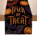 Chemin de table Halloween imprime numerique citrouille chauve-souris decoration fete. - ZQ202-1