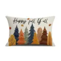 Herbst Wald Aquarell Druck Lendenkissenbezug dekoratives Kissen fuer gemütliche Deko - 30x50cm Einseitig Ohne Kissenkern / DYM550-12