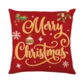 Christmas pillowcase digital printed cushion festive sofa decorative cover product detail - XY770-34