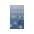 Blaues Gradienten Schneeflocken Muster Küchen Handtuch, weiches saugfähiges Geschirrtuch im Winter. - 40*60cm / MJB215-9