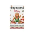 Natale omino di pan di zenzero strofinaccio da cucina festivo decorativo per la casa - 40*60cm / MJB215-1