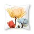 Housse de coussin florale aquarelle, coussin décoratif en lin pour canapé salon chambre. - MM02-11