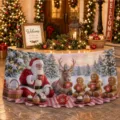 Weihnachten Tischrock wasserdicht Polyester Feiertag Party Tischdecke festliche Deko - ZQUN17-5