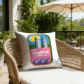 Karton Dopamin Sardinen Dose Muster Kissenbezug, Strandurlaub Stil Sofa Kissen Design. - Sardinenbüchsenmuster (CDR498-11) / Nur Kissenbezug (Ohne Inlay)