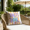 Summer seaside striped throw pillow cover decorative pillowcase for pool and patio resort. - Salty Soul Style (CDR492-3) / 45*45cm Short Plush Single Sided