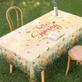 Spring floral tablecloth rectangular dining table cover for home kitchen spring party decoration new - 40x60cm Brushed Fabric / Spring Floral Butterfly (ZB741-5)