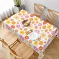 Spring summer floral tablecloth decorative fabric dustproof dining table cover home decor - 40x60cm Brushed Fabric / ZB711-2