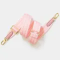 Rosa Fischgrätenmuster Handtasche Ersatzgurt verstellbar mit goldener Hardware für Taschen. - Rosa