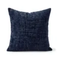 Dunkelblaue Chenille Kissenbezug texturierte Luxus dekorative Kissenhülle für das Wohnzimmer Sofa - 30x50cm (Nur Kissenbezug) / Marineblau