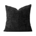 Schwarzer Kissenbezug aus Chenille, luxuriöser Dekokissenbezug für das Wohnzimmersofa. - 30x50cm (Nur Kissenbezug) / Schillerndes Schwarz