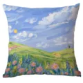 Impressionist oil painting style landscape pillowcase for home sofa bedroom decor. - CDR275-10 Style / Single Side Printing Without Core