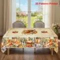 Trapeziomantilo me anthiko motibo psomio gia trapezi trapezarias anoixi kalokairi. - 100x150cm Βουρτσισμένο Ύφασμα / HZB732-10