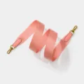 Roze geweven brede tasriem vervanging verstelbare crossbody schouderriem tas riem - L80cm B3.8cm / Roze Antiek Goud Sluiting