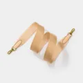 Correa de hombro de nylon tejido universal de repuesto para bolsos, duradera y elegante. - L80cm A3.8cm / Albaricoque Cierre de Oro Antiguo