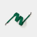 Groene gladde lederen vervangende tassenriem, verstelbare brede schouderband voor tassen. - Breedte 4cm Lengte 102cm-110cm / Groen Gunmetal Gesp