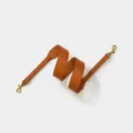 Hoogwaardige vervangende lederen tasriem, verstelbare lengte met elegante gouden hardware. - Breedte 4cm Lengte 102cm-110cm / Bruin Gouden Gesp