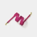 Roze brede lederen tasriem met gouden hardware, verstelbare vervangende schouderriem. - Breedte 4cm Lengte 102cm-110cm / Fuchsia Gouden Gesp