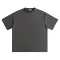 Men summer ice silk cooling short sleeve T-shirt outdoor quick dry breathable tee top - Dark Gray