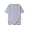 Plain grey short sleeve t-shirt for men casual wear daily basic crew neck tee top - S / Tops / Mixed Grey