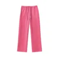 Herren pink Baumwolle Jogginghose bequeme lose Kordelzug Freizeithose Sportbekleidung - Fuchsia