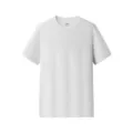 Λευκό βασικό κοντομάνικο t-shirt για εξατομικευμένη εκτύπωση, κλασικό καθημερινό στυλ. - S / Λευκό