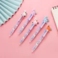 Cute unicorn multi-color ballpoint pen set 6-color student cartoon stationery gift - 0.5mm / Mane Unicorn Series