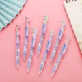 Cute unicorn retractable ballpoint pen set, 6-color cartoon student stationery writing tool. - 0.5mm / Colorful Unicorn Series