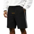 Pantaloni corti sportivi casual da uomo vestibilità larga coulisse streetwear skate estivi moda - Taglia S / Pantaloni e gonne / Nero