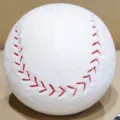 Cute plush baseball pillow soft stuffed toy ball lovely white red stitching cotton doll gift - 9cm Pendant / White