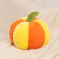 Joli coussin en peluche citrouille, jouet rembourré doux pour décoration de maison et fête. - Citrouille Orange-Jaune 20cm