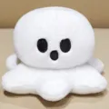 Joli jouet en peluche pieuvre fantôme blanc, poupée douce pour cadeaux d'Halloween et déco. - Porte-clés 10cm / Fantôme Surpris