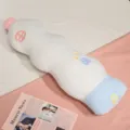 Creative bottle house plush pillow cute soft long bolster cushion doll home decor toy - White / 80cm