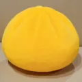 Creative simulation bun plush pillow toy, cute soft stuffed doll for home decor and gifts. - 9cm Pendant / Yellow