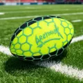 Fluorescent football plush pillow toy soft stuffed sports cushion for boys comfortable kids doll - Lemon Strobe Style