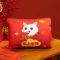 Plüsch Handwärmer Kissen Jahr des Pferdes, süßes Pony Design, weiches Kuscheltier Deko-Kissen. - Glückliches Sternzeichen Pferd Reichtum Stil