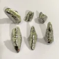Gotische metalen nagelring set unieke venijn stijl onregelmatige vinger pantser sieraden - 6-delige Zilveren Set