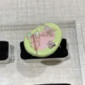 Summer handmade enamel Y2K sweet cool spicy girl ring with cute bow and pearl decor. - Light Green Pink Contrast Bow Style (R1200-A)